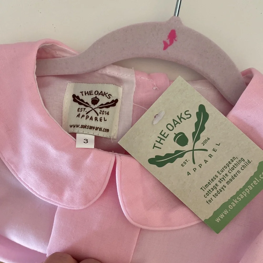 The Oaks Apparel Easter Tea Cup Bunny Dress. Size 3T - Picture 5 of 6